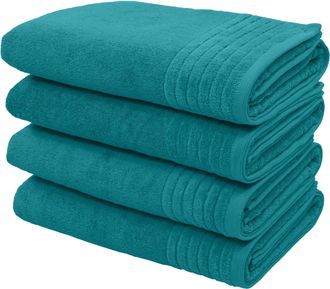 My Home Duschtücher »Sanremo Premium, Premium Handtücher, 600 gr/m², 70x140cm« mit Bordüre, flauschig und weich, dicke Qualität, 5 Jahre Garantie