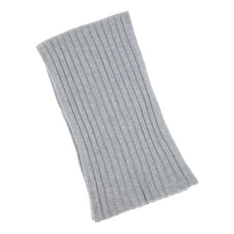 Gran Sasso Winter Scarves, male, Gray, Size: ONE SIZE Wool and Cashmere Scarf