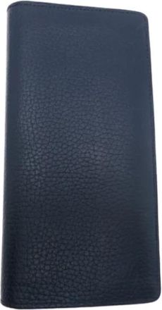 Louis Vuitton Pre-owned Lange portemonnee (bi-fold) - Heren - Vintage Accessoires - Blauw - ONE Size - Vintage