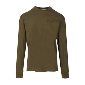 Givenchy T-shirt with Stamp print - male - Givenchy - Long Sleeve T-Shirts - Green - M - Tops