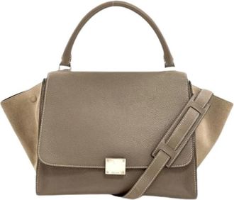 Celine Pre-owned Trapeze Handtas - Dames - Vintage Handtas - Bruin - ONE Size - Leer - Vintage