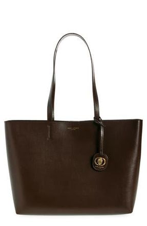 Kurt Geiger Chelsea Leather Shopper Bag in Dark Brown at Nordstrom Rack