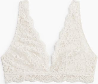 H&M Bralette aus Spitze - Beige