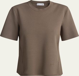 Stella McCartney Iconic Compact Knit Short-Sleeve Top