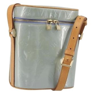 Louis Vuitton Pre-owned Patent Leather Shoulder Bag - Dames - Pre-owned - Grijs - Maat: ONE Size Leer
