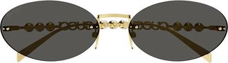 Gucci Sunglasses Gg1922 S 001 Gold/Grey Women