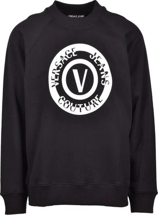 Versace Jeans Couture Black Cotton Sweatshirt