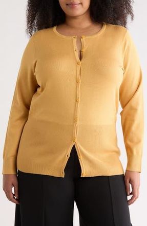By Design Samantha Cardigan in Oak Buff at Nordstrom Rack, Size 1X