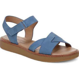 Life Stride Wren Ankle Strap Platform Sandal - Multiple Widths Available in Blue at Nordstrom, Size 9.5