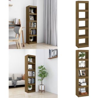 vidaXL Libreria/Divisorio Ambra 40x30x167,5 cm in Massello di Pino - Scaffale per libri - Divisorio