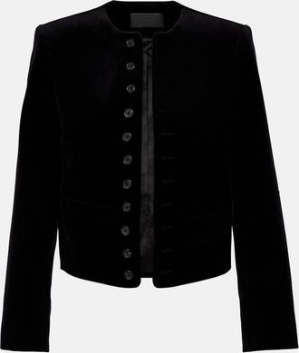 Nili Lotan Patti cotton velvet jacket