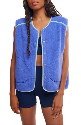 Free People FP Movement Mountain High Water Resistant Vest in Pulse at Nordstrom, Size X-Small