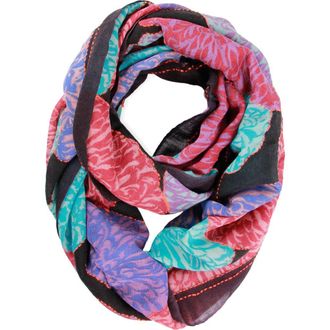 Saachi Floral Infinity Scarf in Black Multi at Nordstrom Rack