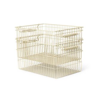Ferm Living Cala Stapelbare K&ouml;rbe, cashmere (2er-Set)