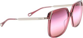 Chlo&eacute; Stijlvolle zonnebril met uniek design - Dames - Zonnebrillen - Grijs - ONE Size - Accessoires
