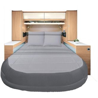 Incasa Pronto per Dormire Tutte le Stagioni Lyocell e Percalle Adagio 140 x 190 cm Letto Centrale - Incasa