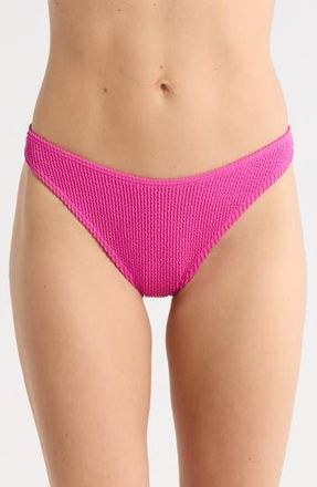 Billabong Summer High Cut Skimpy Hike Bikini Bottoms in Fiesta Pink at Nordstrom Rack, Size X-Small