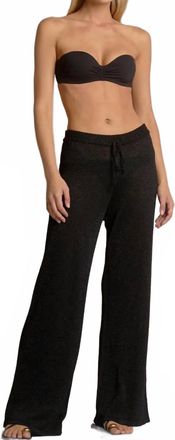 Elan Womens Drawstring Pants In Black