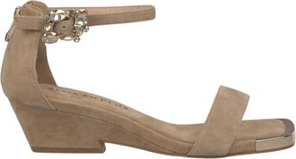 Alma En Pena Strap Sandal - Dames - Sandalen met hakken - Beige - 36 EU - Schoenen