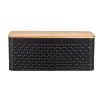 OEM Panera Con Tapa De Bamb&uacute; [funci&oacute;n 2 En 1]: Se Puede Usar Como Tabla De Cortar De Acero Al Carbono Para Mantener La Frescura Por M&aacute;s Tiempo. Incluye Un