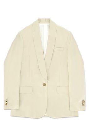 Fortela Classic Navajo Crochet Blazer in Beige at Nordstrom, Size 44 Eu