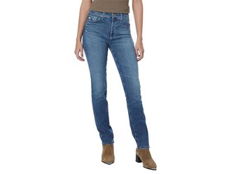 AG - Adriano Goldschmied Mari High-Waist Slim Straight Leg Jeans in Park Slope Womens Jeans Park Slope : 24, Cotton/Denim/Lyocell