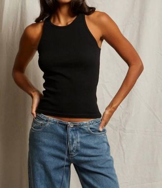 perfectwhitetee Kravitz Tank In Black