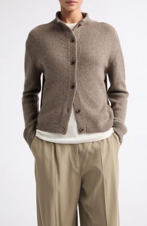 Lisa Yang Zirelle Cashmere Cardigan in Truffle at Nordstrom, Size 0
