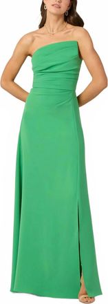 Shoshanna Vicki A-Line Dress In Verde