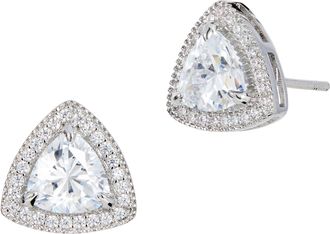 Savvy Cie Jewels Gem Trillion Earrings