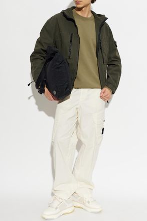 Stone Island Sweatshirt With Logo Patch, Mens, Green