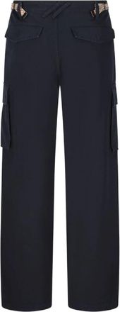 Burberry Cyrus Cargo Broeken - Heren - Straight fit broeken - Blauw - M - Katoen - Broeken