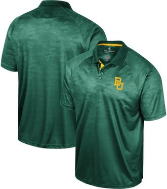 Colosseum Mens Colosseum Green Baylor Bears Honeycomb Raglan Polo at Nordstrom, Size Xx-Large