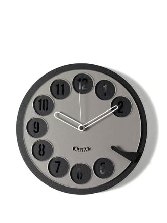 Arti & Mestieri Call Me wall clock - unisex - Iron - OS - Grey