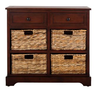Safavieh Muebles de almacenaje de rojo