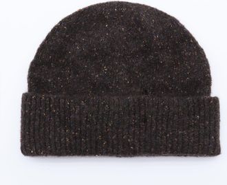 Brunello Cucinelli Black Wool Hat
