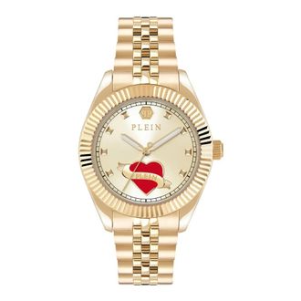 Philipp Plein Plein Valentine Watch - Dames - Horloges - Geel - ONE Size - Accessoires