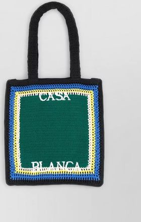 Casablanca crochet tote bag
