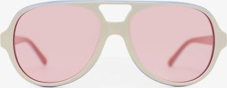 Oncept Womens Charlie Sunglasses In Ivory