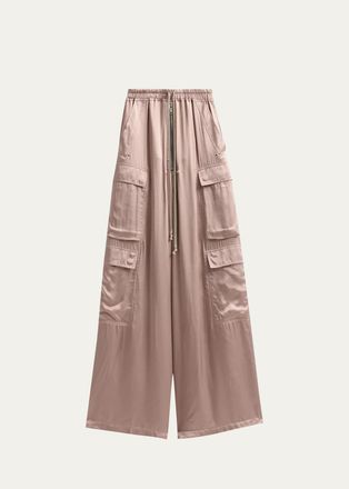 Rick Owens Cargobelas Satin Pants