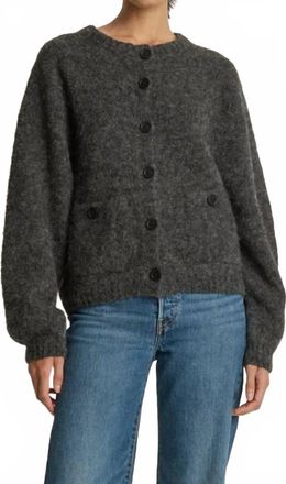 Nation Ltd Tessa Cardigan In Heather Charcoal