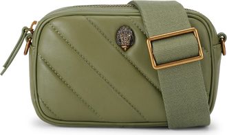 Kurt Geiger Womens Leather Soho Sm Camera Bag - Green - One Size