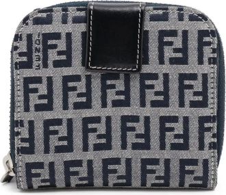 Fendi Portafoglio con motivo Zucchino 1990-2000 - Blu