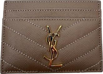 Saint Laurent Leather Card Holder