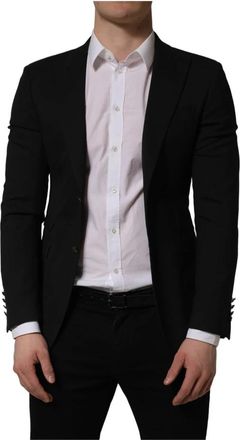 Dolce & Gabbana Blazer Pak - Heren - Blazers - Zwart - XS - Polyester - Jassen