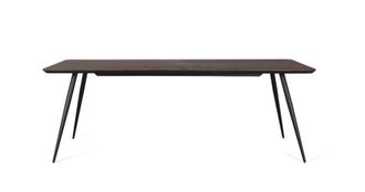 Giner&Colomer Mesa de comedor con tapa rectangular en madera de teca 220 cm