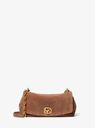 Michael Kors Bryant Small Suede Convertible Shoulder Bag
