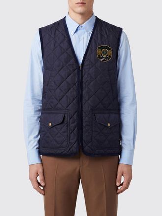 Valentino Gilet trapuntato in nylon con stemma ricamato