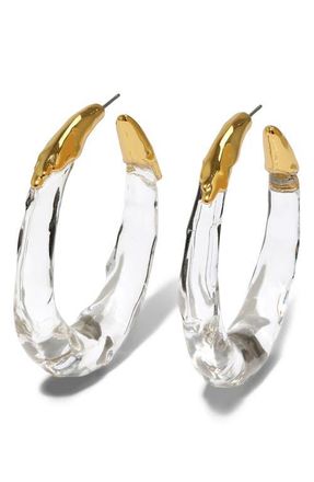 Alexis Bittar Lucite Molten Hoop Earrings at Nordstrom