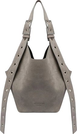 Dondup Dusty Gray Small Hobo Bag